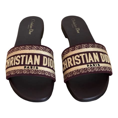 claquette christian dior prix|sandales Dior.